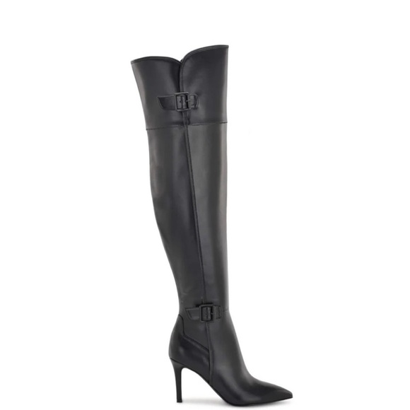 Nine West Shoes - New in box! Nine West Flye Over-the-Knee Black Heeled Boots